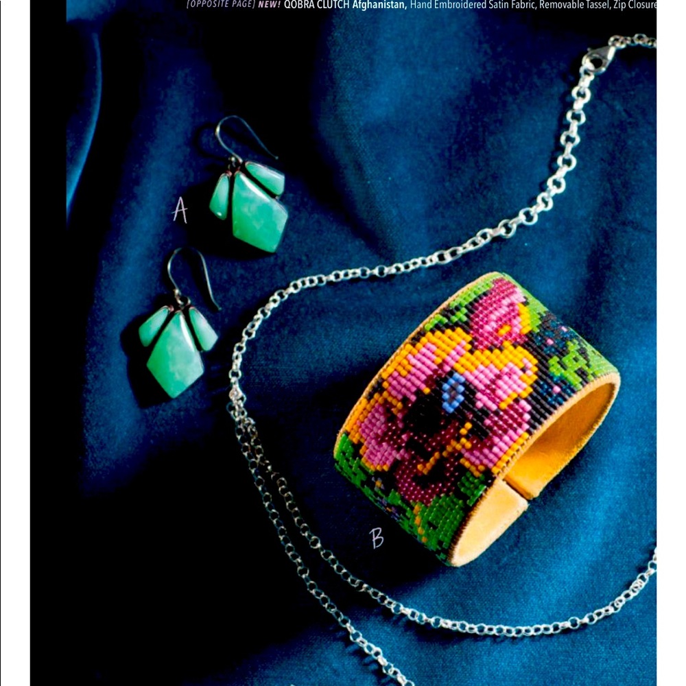 ISO noonday Collection earrings and bracelet